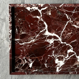 Basic Mermer Tepsi Orta Boy - Elazığ Vişne Cilalı